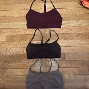 lululemon sports bra bundle (size small)
